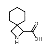 CAS 登录号：759444-46-7， 2-氮杂螺[3.5]壬烷-1-羧酸
