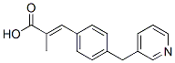 CAS 登录号：75987-08-5， (E)-2-甲基-3-[4-(吡啶-3-基甲基)苯基]丙-2-烯酸