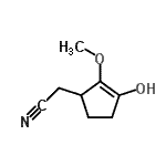 CAS#: 760160-20-1, (3-Hydroxy-2-methoxy-2-cyclopenten-1-yl)acetonitrile