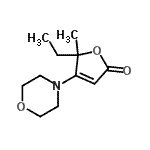 CAS#: 760191-41-1, 5-Ethyl-5-methyl-4-(4-morpholinyl)-2(5H)-furanone