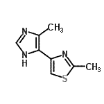 CAS#: 760192-16-3, 2-Methyl-4-(4-methyl-1H-imidazol-5-yl)-1,3-thiazole