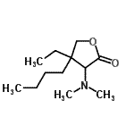 CAS#: 760192-69-6, 4-Butyl-3-(dimethylamino)-4-ethyldihydro-2(3H)-furanone