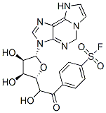 CAS 登录号：76021-83-5， [(2R,3S,4R,5R)-3,4-二羟基-5-咪唑并[2,1-f]嘌呤-3-基四氢呋喃-2-基]甲基4-氟磺酰基苯甲酸酯