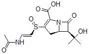 CAS#: 76025-73-5, (5R,6R)-3-[(R)-[(E)-2-Acetamidoethenyl]Sulfinyl]-6-(2-Hydroxypropan-2-Yl)-7-Oxo-1-Azabicyclo[3.2.0]Hept-2-Ene-2-Carboxylic Acid