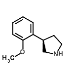CAS#: 760931-90-6, (3R)-3-(2-Methoxyphenyl)pyrrolidine