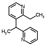 CAS#: 760998-90-1, 2-Ethyl-3-[1-(2-pyridinyl)ethyl]pyridine