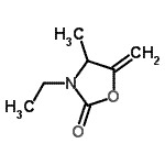 CAS#: 761000-59-3, 3-Ethyl-4-methyl-5-methylene-1,3-oxazolidin-2-one