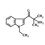 CAS#: 761338-34-5, 2-Amino-1-(1-ethyl-1H-indol-3-yl)-2-methyl-1-propanone