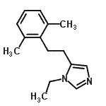 CAS 登录号：761355-15-1， 5-[2-(2,6-二甲基苯基)乙基]-1-乙基-1H-咪唑