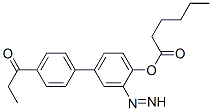 CAS#: 76204-66-5, [4-(4-Propanoylphenyl)Diazenylphenyl] Hexanoate