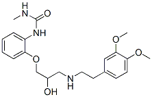 CAS 登录号：76210-77-0， 1-[2-[3-[2-(3,4-二甲氧基苯基)乙基氨基]-2-羟基丙氧基]苯基]-3-甲基脲