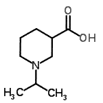 CAS 登录号：762180-94-9， 1-异丙基-3-哌啶羧酸