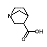 CAS#: 762208-37-7, 1-Azabicyclo[2.2.1]heptane-3-carboxylic acid
