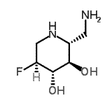 CAS#: 762217-62-9, (2R,3R,4S,5S)-2-(Aminomethyl)-5-fluoro-3,4-piperidinediol