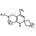 CAS#: 762218-58-6, 1-(2,2-Diethyl-4,6-dimethyl-1,2-dihydro-5-pyrimidinyl)-N,N-dimethylmethanamine