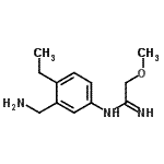 CAS#: 762222-49-1, N-[3-(Aminomethyl)-4-ethylphenyl]-2-methoxyethanimidamide