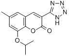 CAS#: 76239-42-4, 6-Methyl-8-Propan-2-Yloxy-3-(2H-Tetrazol-5-Yl)Chromen-2-One