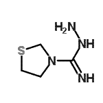 CAS 登录号：763026-04-6， 1,3-噻唑烷-3-亚胺代甲酰肼
