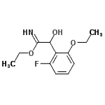 CAS#: 763036-82-4, Ethyl 2-(2-ethoxy-6-fluorophenyl)-2-hydroxyethanimidate
