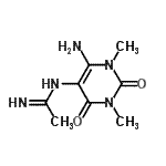 CAS#: 763044-16-2, N-(6-Amino-1,3-dimethyl-2,4-dioxo-1,2,3,4-tetrahydro-5-pyrimidinyl)ethanimidamide
