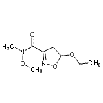 CAS#: 763102-73-4, 5-Ethoxy-N-methoxy-N-methyl-4,5-dihydro-1,2-oxazole-3-carboxamide