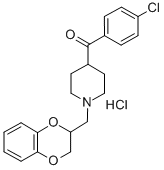 CAS 登录号：76362-14-6， (4-氯苯基)-[1-(2,3-二氢-1,4-苯并二氧杂环己-2-基甲基)哌啶-4-基]甲酮盐酸盐