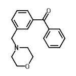 CAS 登录号：763863-61-2， [3-(4-吗啉基甲基)苯基](苯基)甲酮