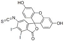CAS#: 76391-89-4, 3',6'-Dihydroxy-4',5'-Diiodo-6-Isothiocyanatospiro[2-Benzofuran-3,9'-Xanthene]-1-One