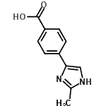 CAS#: 763913-26-4, 4-(2-Methyl-1H-imidazol-4-yl)benzoic acid