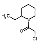 CAS 登录号：76395-72-7， 2-氯-1-(2-乙基-1-哌啶基)乙酮