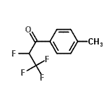 CAS 登录号：76435-42-2， 2,3,3,3-四氟-1-(4-甲基苯基)-1-丙酮