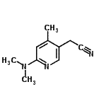 CAS 登录号：764651-70-9， [6-(二甲基氨基)-4-甲基-3-吡啶基]乙腈