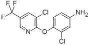 CAS 登录号：76471-06-2， 3-氯-4-[3-氯-5-(三氟甲基)吡啶-2-基]氧基苯胺
