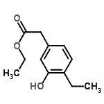 CAS 登录号：765302-52-1， 乙基2-(4-乙基-3-羟基-苯基)乙酸酯