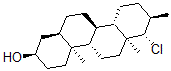 CAS#: 76571-91-0, (2R,4aS,4bS,6aS,7S,8R,10aS,10bR,12aR)-7-Chloro-4a,6a,8-Trimethyl-1,2,3,4,4b,5,6,7,8,9,10,10a,10b,11,12,12a-Hexadecahydrochrysen-2-Ol