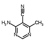 CAS#: 76574-44-2, 4-Amino-6-methyl-5-pyrimidinecarbonitrile