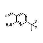 CAS 登录号：76574-50-0， 4-氨基-2-(三氟甲基)-5-嘧啶甲醛