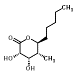 CAS#: 765941-86-4, (3S,4S,5R,6S)-3,4-Dihydroxy-5-methyl-6-pentyltetrahydro-2H-pyran-2-one