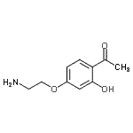 CAS 登录号：766446-05-3， 1-[4-(2-氨基乙氧基)-2-羟基苯基]乙酮