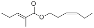 CAS 登录号：76649-17-7， (E)-己-3-烯基 (Z)-2-甲基戊-2-烯酸酯
