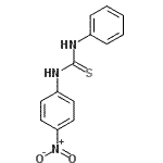 CAS 登录号：7669-49-0， 1-(4-硝基苯基)-3-苯基硫脲
