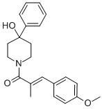 CAS#: 76691-29-7, (E)-1-(4-Hydroxy-4-Phenylpiperidin-1-Yl)-3-(4-Methoxyphenyl)-2-Methylprop-2-En-1-One