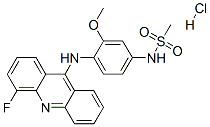 CAS#: 76708-66-2, N-[4-[(4-Fluoroacridin-9-Yl)Amino]-3-Methoxyphenyl]Methanesulfonamide Hydrochloride