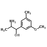 CAS 登录号：767224-44-2， 2-氨基-1-(3-甲氧基-5-甲基苯基)-1-丙醇