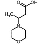CAS 登录号：767240-85-7， 3-(4-吗啉基)丁酸