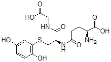 CAS 登录号：76726-99-3， 2-(S-谷胱甘酰)氢醌