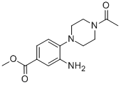 CAS#: 767316-73-4, 4-(4-Acetyl-1-Piperazinyl)-3-Amino-Benzoic Acid Methyl Ester