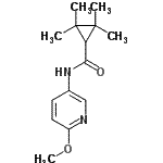 CAS 登录号：767336-26-5， N-(6-甲氧基-3-吡啶基)-2,2,3,3-四甲基环丙烷甲酰胺