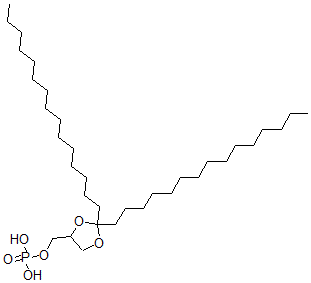 CAS#: 76749-50-3, [2,2-Di(pentadecyl)-1,3-dioxolan-4-yl]methyl dihydrogen phosphate