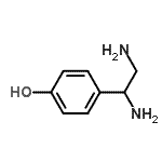 CAS 登录号：767582-04-7， 4-(1,2-二氨基乙基)苯酚